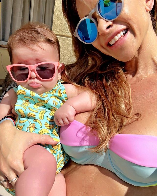 Dany e a filha Lara, de 7 meses (Foto: Reprodução/Instagram)