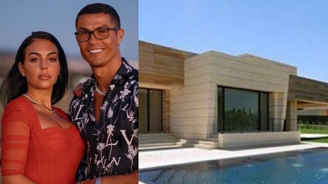 Cristiano Ronaldo e Georgina Rodriguez, e a mansão a que ela terá direito — Foto: rep/ instagram