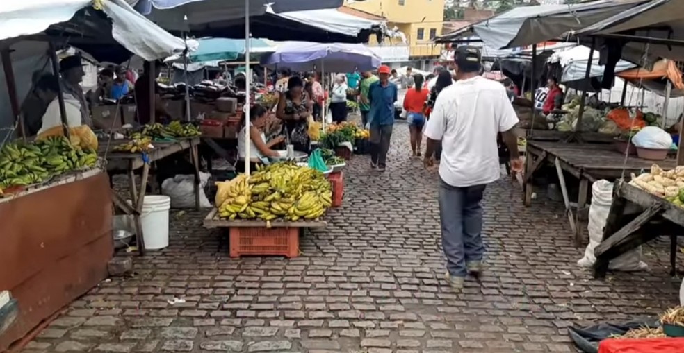 Feiras livres no interior de Alagoas foram suspensas ou acontecem sob restrições — Foto: Ascom/Palmeira dos Índios