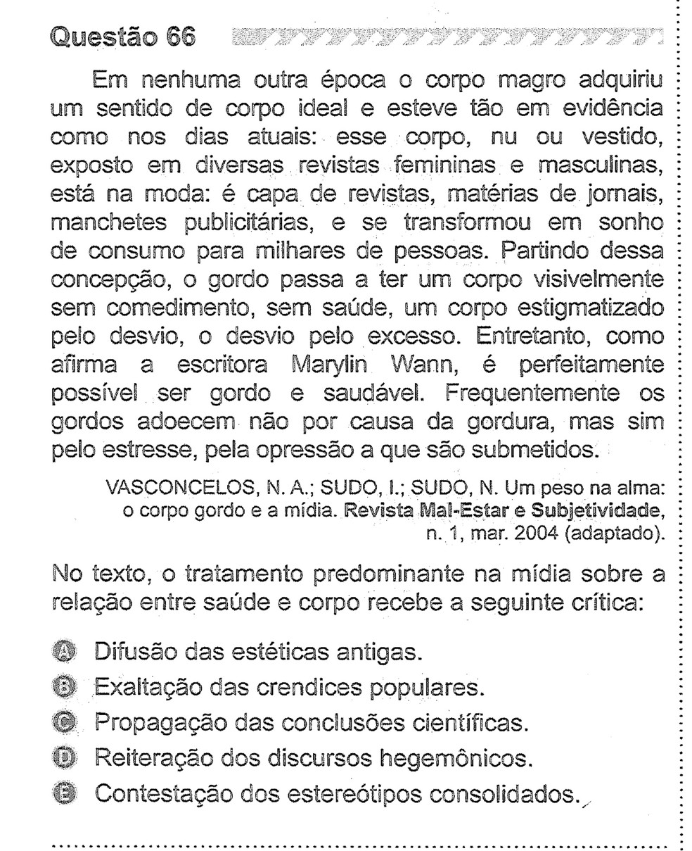Enem 2019: veja as questões da prova do primeiro dia e baixe o PDF com ...