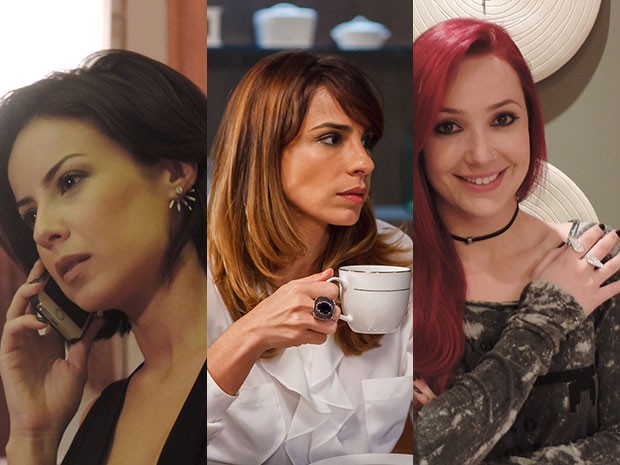 As personagens da novela arrasaram com as joias (Foto: Gshow)