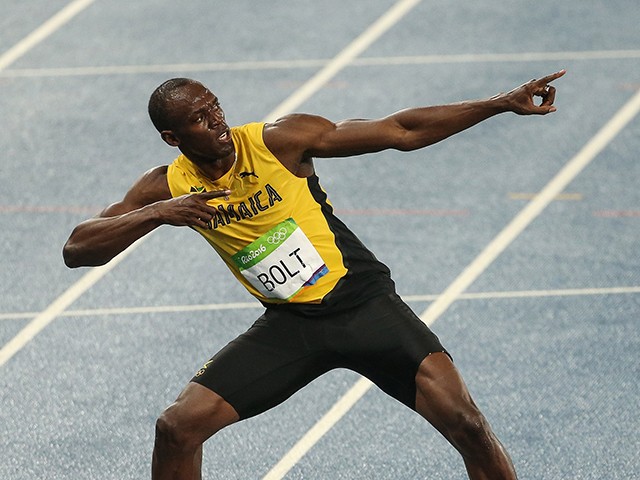 Usain Bolt ai se despedir das pistas (Foto: Getty Images)