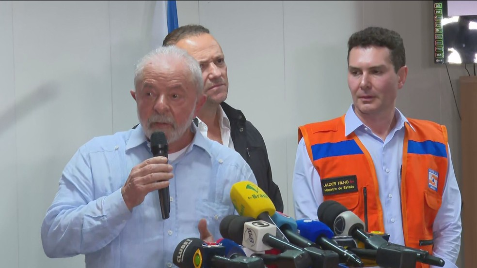 Lula ao decretar intervenção na segurança do DF — Foto: Reprodução