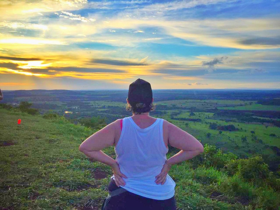 "Não tenho que ficar eternamente em dieta para ser aceita", conta Ana Paula.  — Foto: Arquivo pessoal