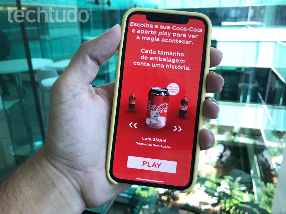 Aplicativo Da Coca Cola Dos Ursinhos App Natal Coca Cola Mostra Ursos Com Realidade Aumentada Na Lata
