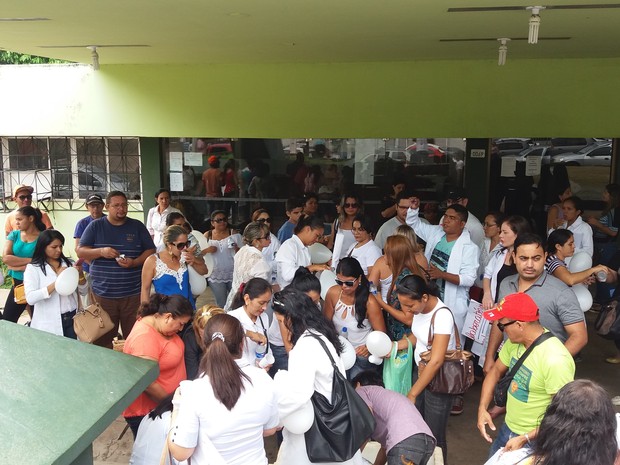 Aprovados falam em déficit de pelo menos 1500 profissionais na Saúde do Amapá (Foto: John Pacheco/G1)