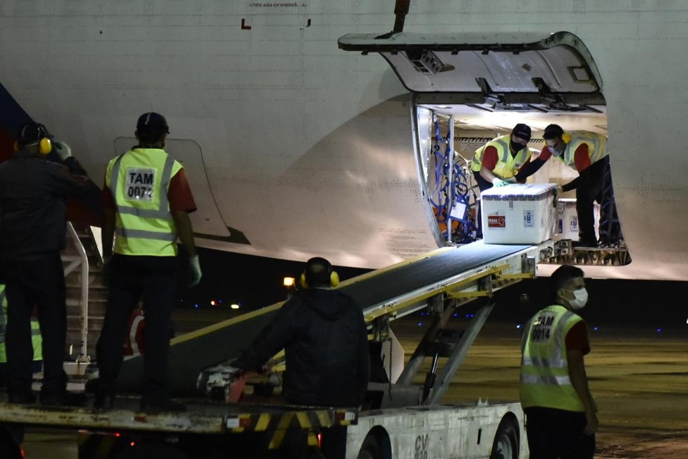 Rio Grande do Norte recebe mais 40.800 doses de CoronaVac — Foto: Elisa Elsie//Governo do RN/Divulgação