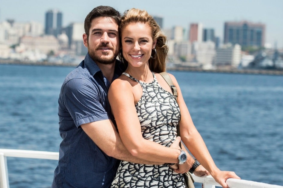 Zeca (Marco Pigossi) e Jeiza (Paolla Oliveira): par romântico em A Força do Querer (Foto: TV Globo)