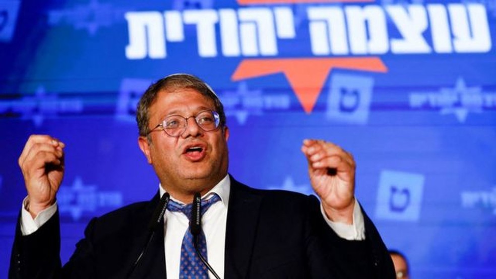 Ben-Gvir prometeu "trabalhar para todo Israel, mesmo aqueles que me odeiam". — Foto: Reuters via BBC