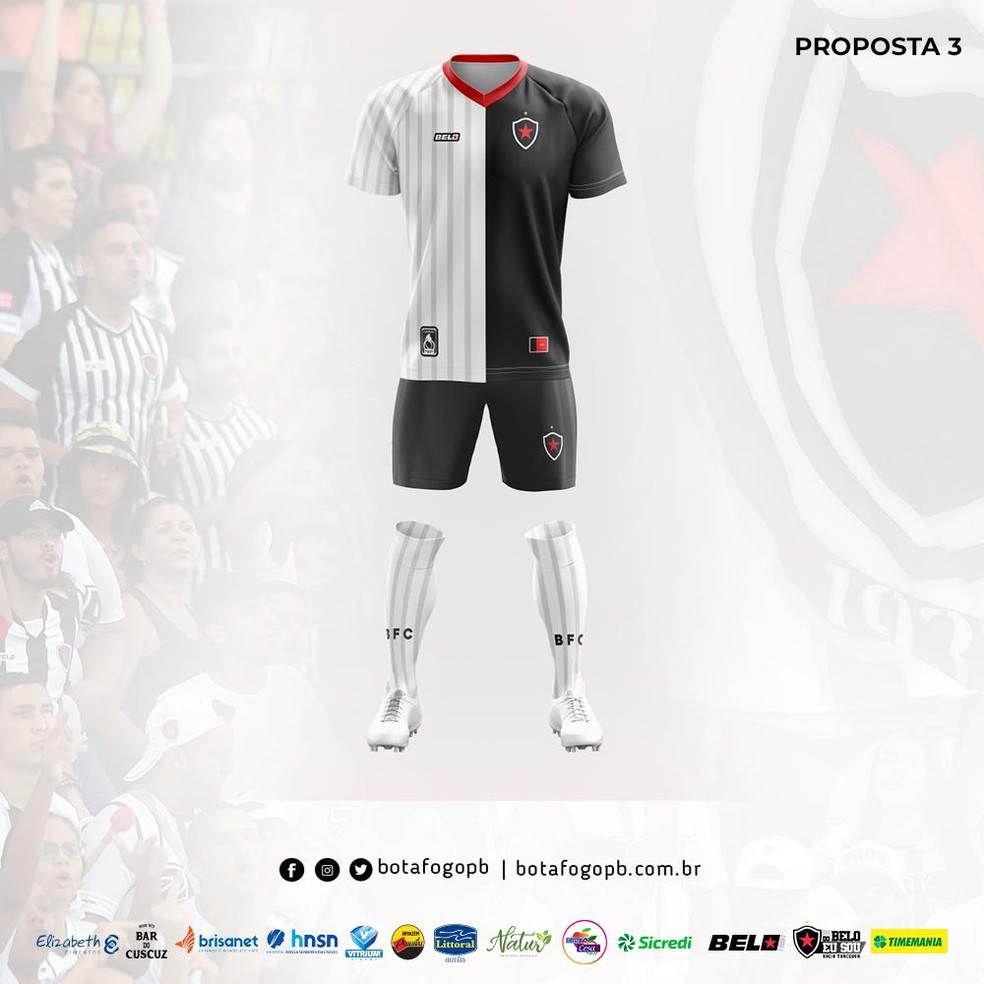 Modelo criado pelo botafoguense Gustavo Henrique — Foto: Reprodução