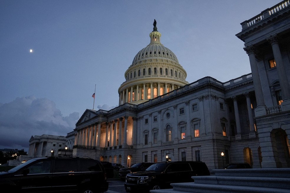 Imagem do prédio do Capitólio, em Washington, nos EUA — Foto: Ken Cedeno/Reuters