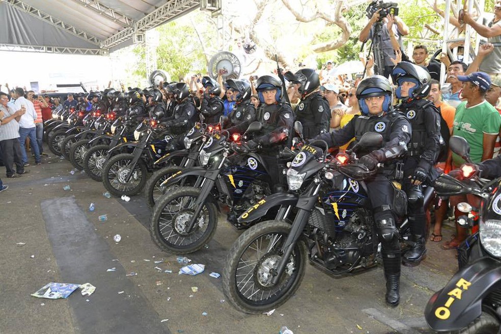Batalhão do Raio em Maracanaú contará com 56 policiais militares (Foto: Carlos Gibaja/Governo do Ceará/Divulgação)