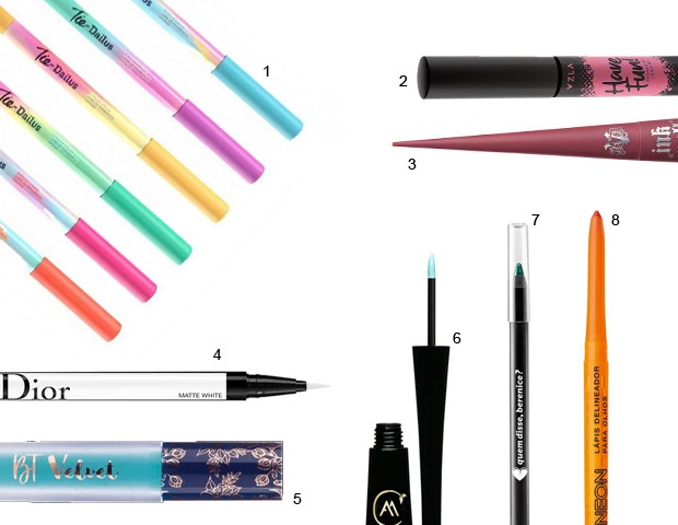 7 lápis e delineadores coloridos para atualizar o make dos olhos (Foto: Divulgação)