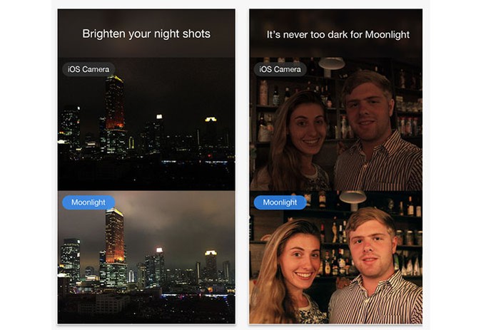 App Moonlight no iOS promete melhor resultado de iluminação noturna (Foto: Divulgação/Moonlight)