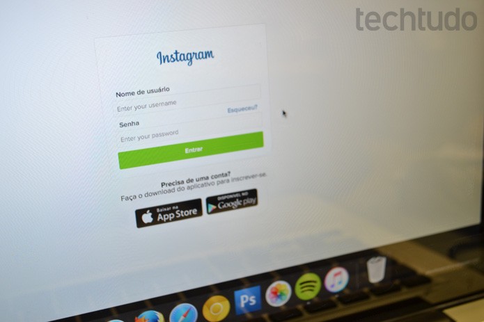 Instagram no computador? Saiba com criar uma conta sem ter que usar um celular (Foto: Melissa Cruz / TechTudo)