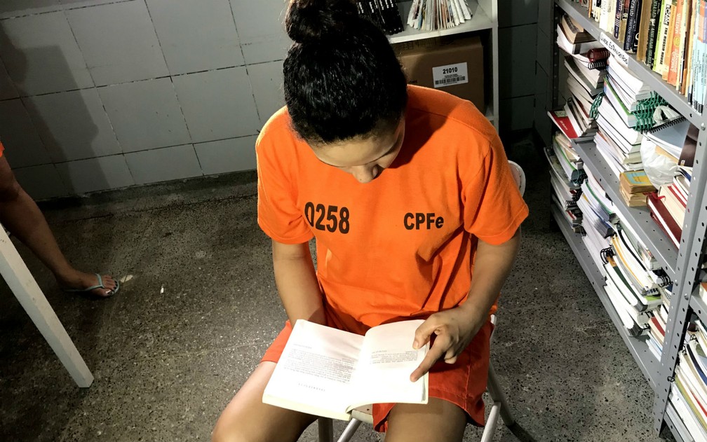 Narriman Caroline Pereira, detenta do Complexo Penitenciário da Mata Escura, em Salvador — Foto: Itana Alencar/G1 BA