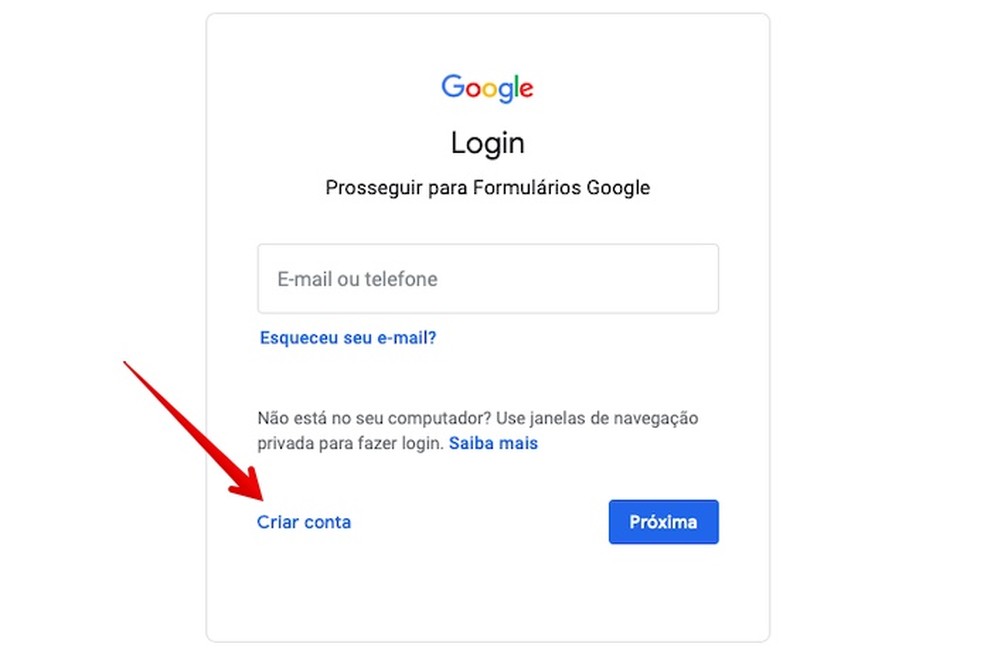 Google Forms: criador de formulários online