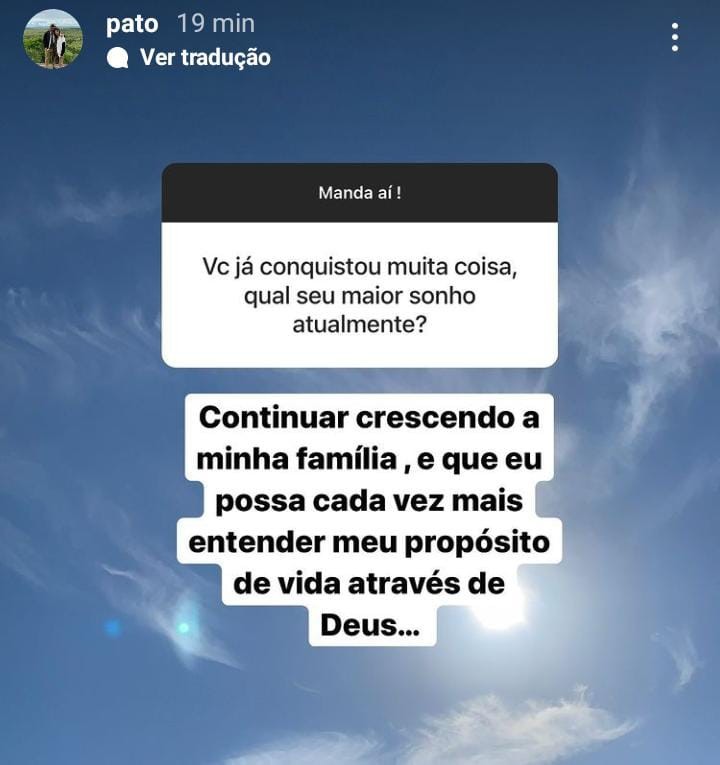 Alexandre Pato conta como conheceu Rebeca Abravanel (Foto: Reprodução/Instagram)