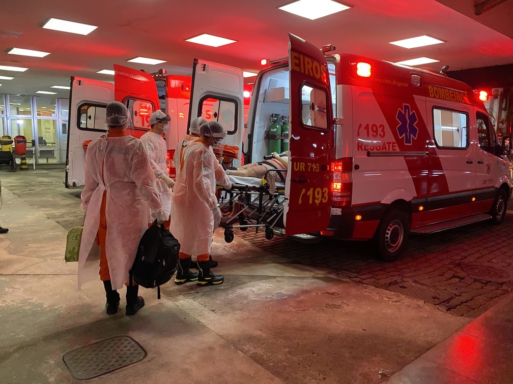 Hospital Universitário de Brasília (DF) recebeu em janeiro pacientes com Covid-19 de Manaus (AM) — Foto: Divulgação/HUB