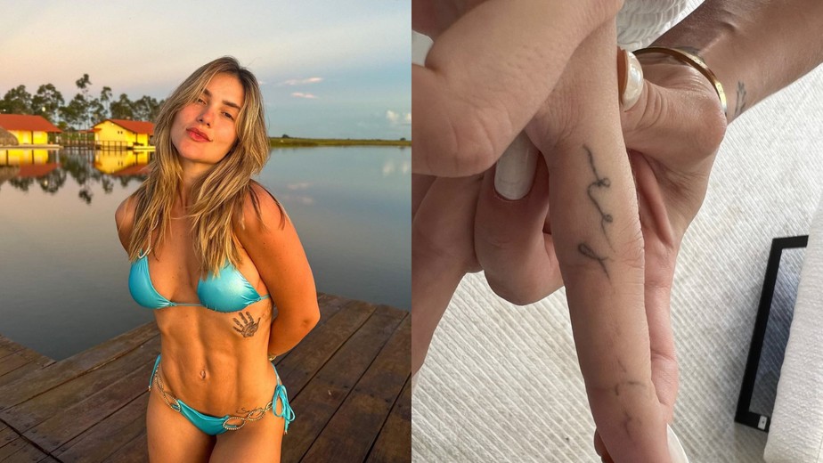 Virginia cobriu tatuagem com sobrenome do ex