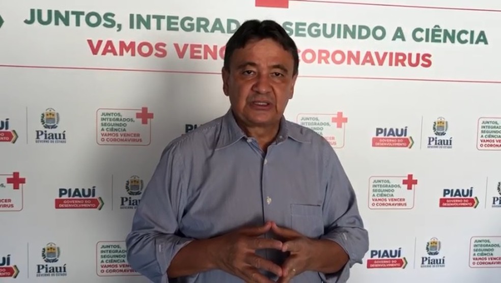 Wellington Dias, governador do Piauí, afirma que a União não fez repasse prometido ao estado e municípios — Foto: Divulgação/Ccom
