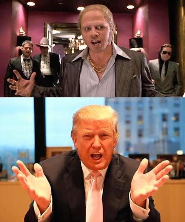 A piada com Donald Trump e 'De Volta para o Futuro' (Foto: Reprodução)