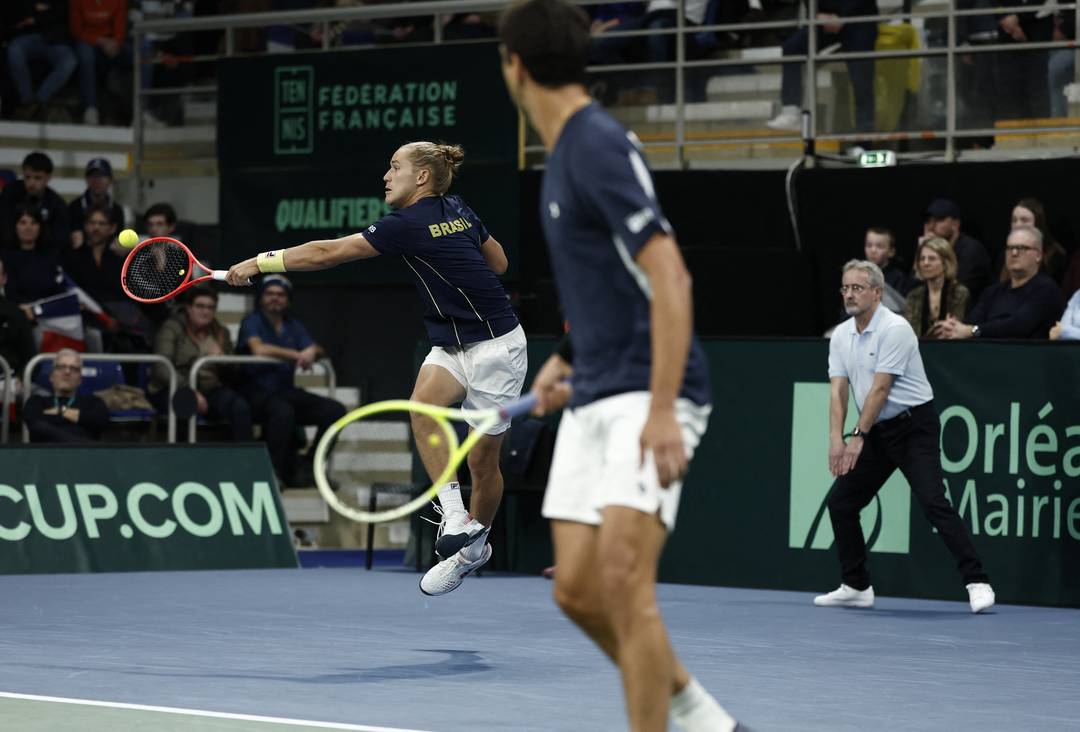 Marcelo Melo e Rafael Matos na Copa Davis