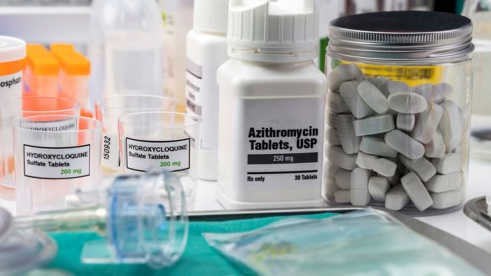 MP-AC investiga compra de mais de R$ 700 em remédios sem eficácia contra Covid-19 — Foto: Getty Images via BBC