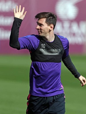 Messi treino Barcelona (Foto: Divulgação/Site oficial do Barcelona)