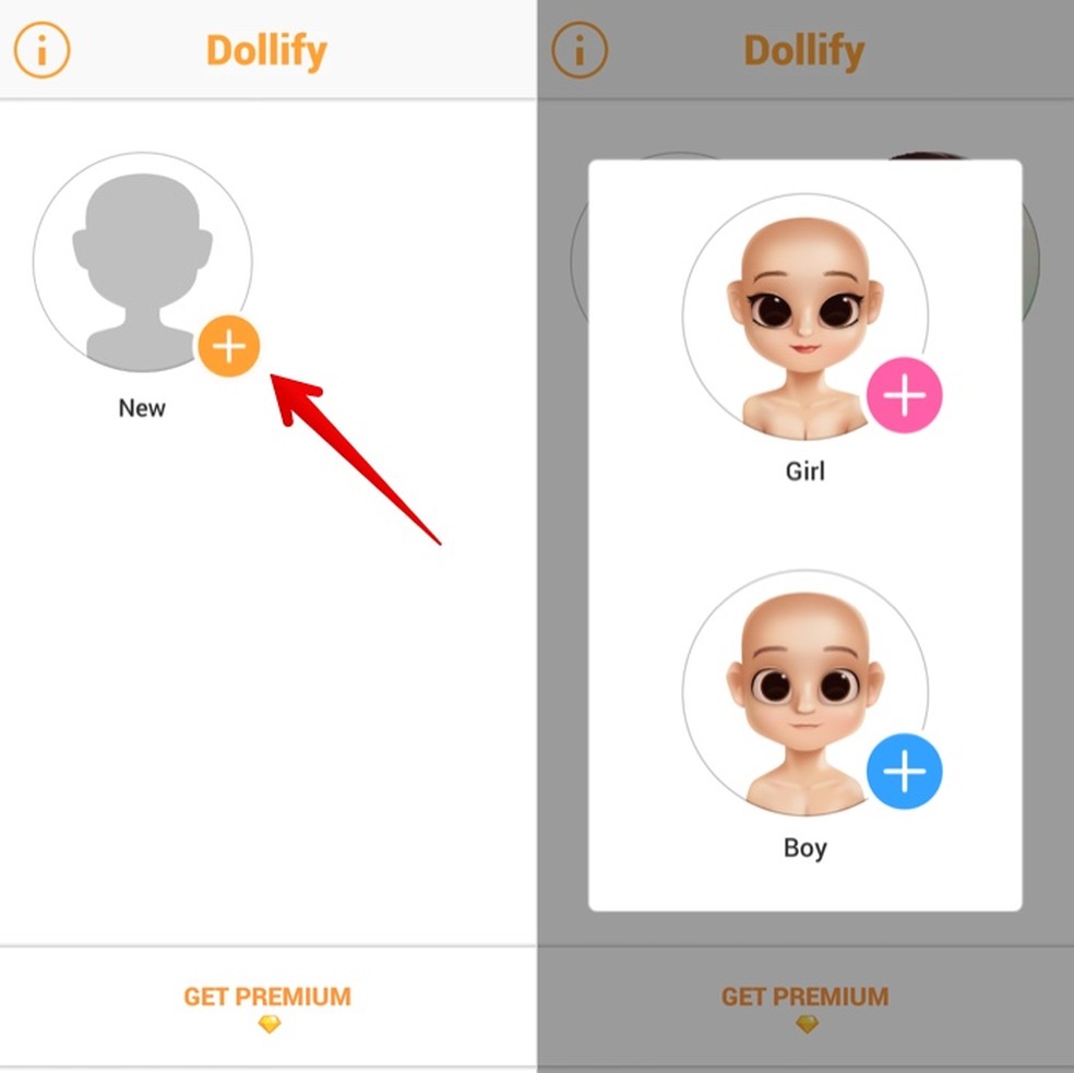 Dollify Como Fazer O Boneco E Compartilhar No Instagram Ou Whatsapp Imagens Techtudo - boneco do roblox para desenhar