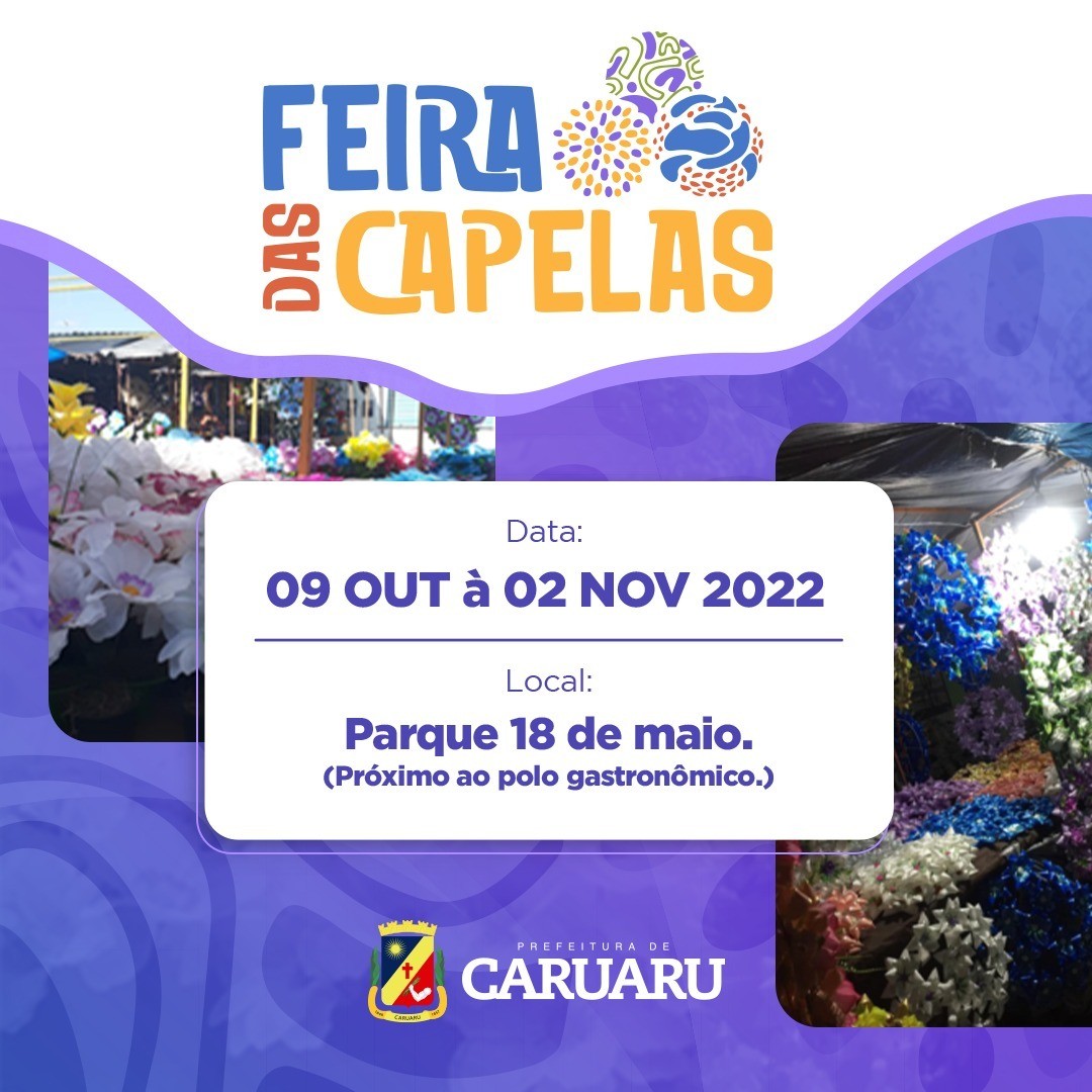 Feira das Capelas começa no domingo (9) em Caruaru