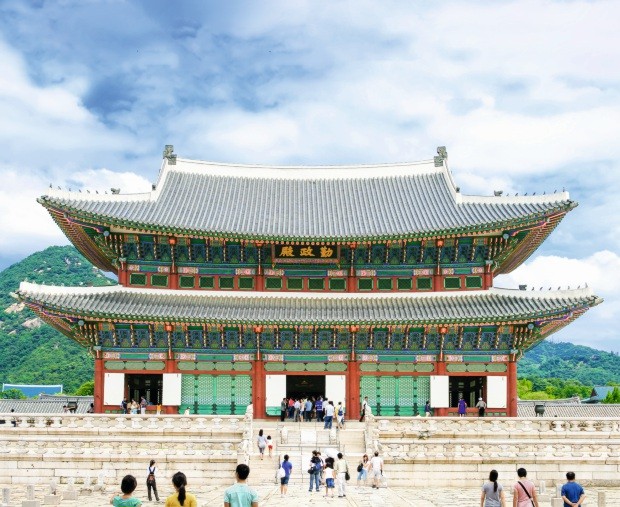Palácio Gyeongbokgung, em Seul (Foto: GettyImages)