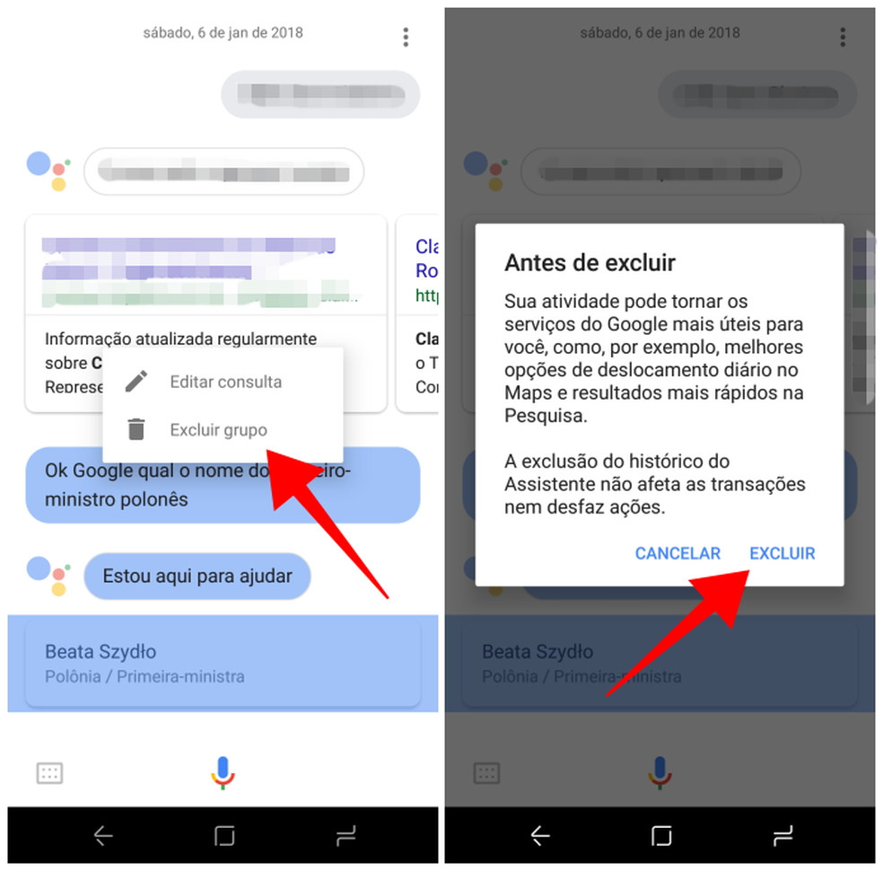 Como Remover O Historico Do Google Assistente No Celular Downloads Techtudo