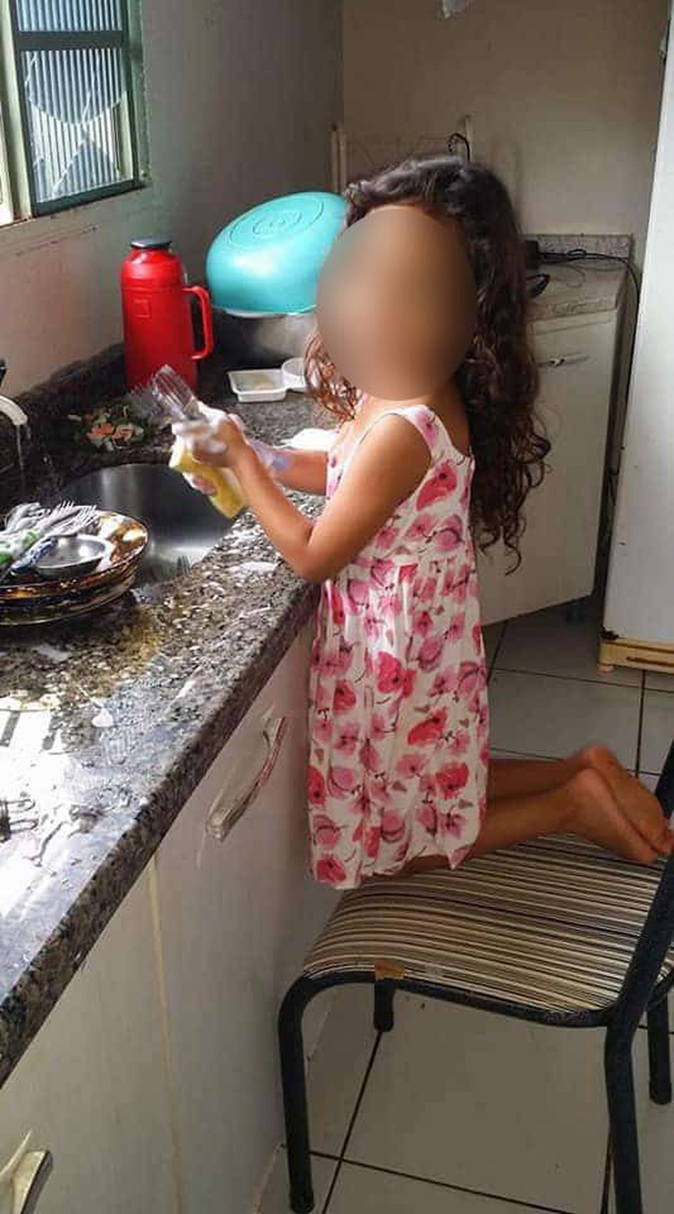 Menina de 6 anos se afogou em rio e morreu em Nova Ubiratã — Foto: Facebook/Reprodução