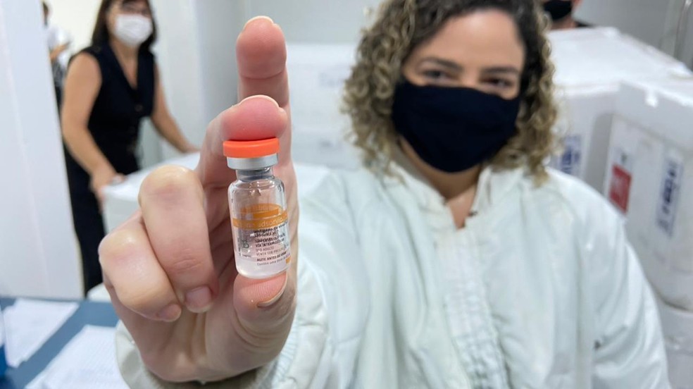 Vacinação contra Covid-19 já começou na Paraíba — Foto: SES-PB/Divulgação