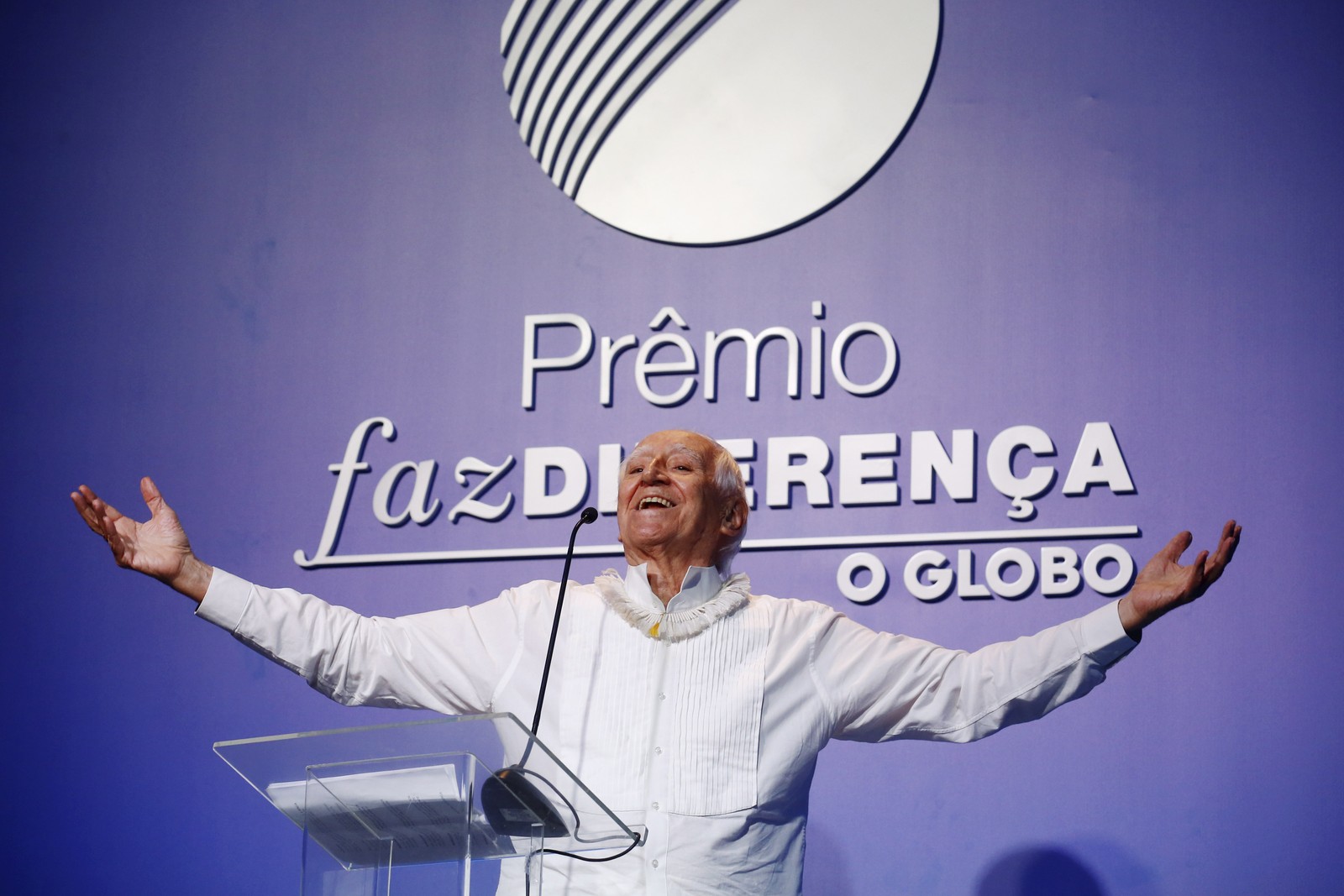 Entrega do Prêmio Faz Diferença, no Copacabana Palace. Teatro - José Celso Martinez Corrêa.  — Foto: Pablo Jacob / Agência O Globo