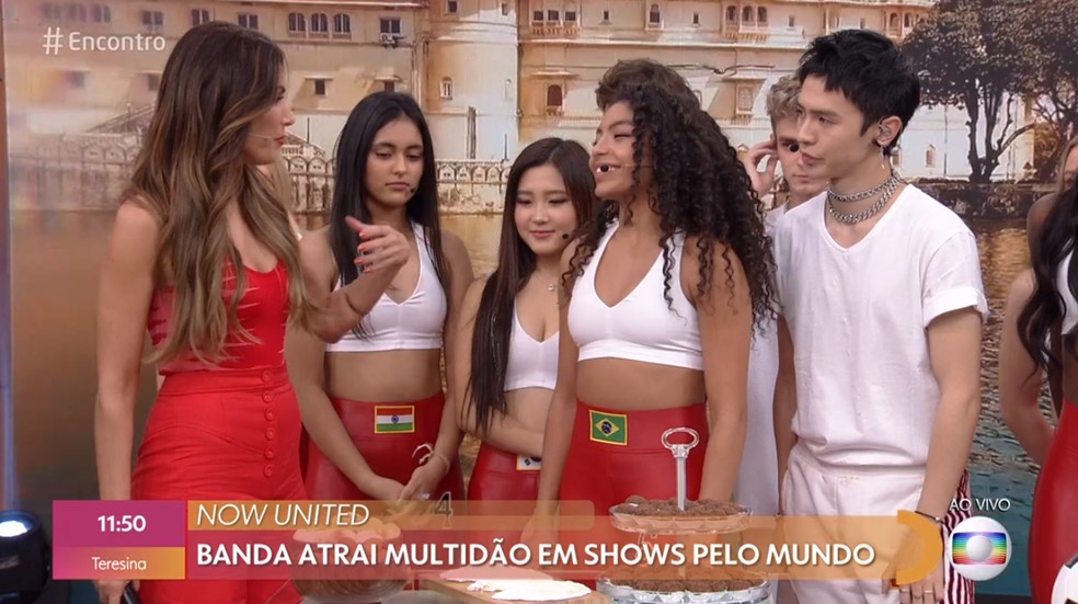 Now United Se Apresenta No Encontro E Agita Web Encontro Com Fatima Bernardes Gshow