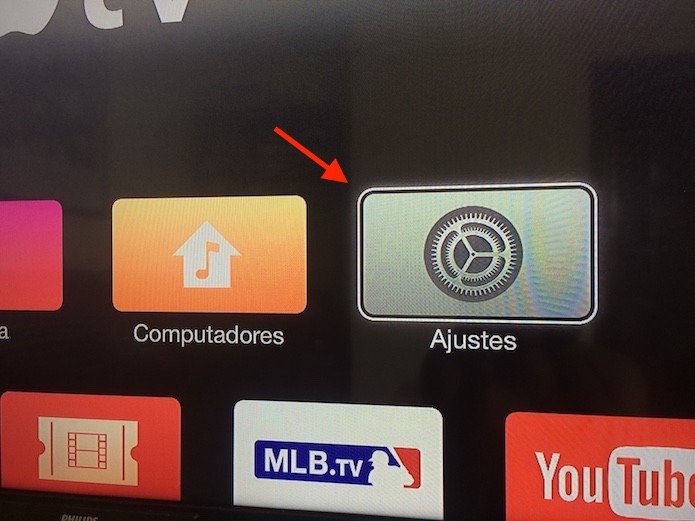 Acessando os ajustes da Apple TV (Foto: Reprodução/Marvin Costa)