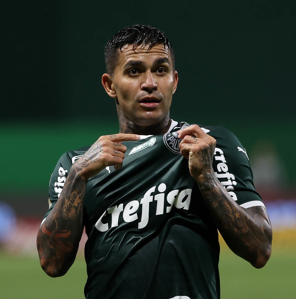 Dudu renovou contrato com o Palmeiras até o fim de 2025  — Foto: Cesar Greco