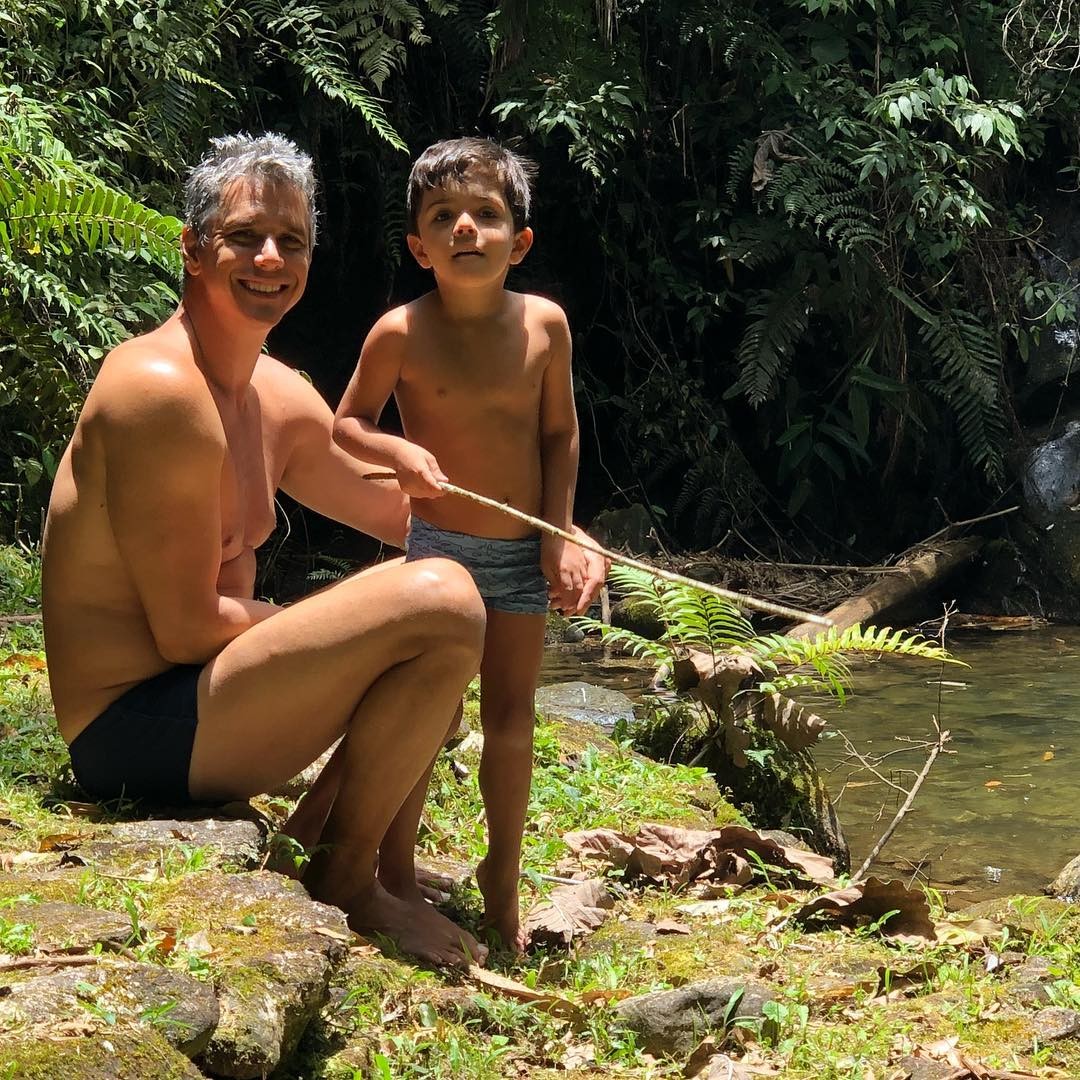 Marcio Garcia e João (Foto: Reprodução / Instagram)