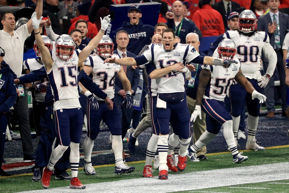 Super Bowl LIII - New England Patriots x Los Angeles Rams - Tom Brady — Foto: Mike Ehrmann/Getty Images