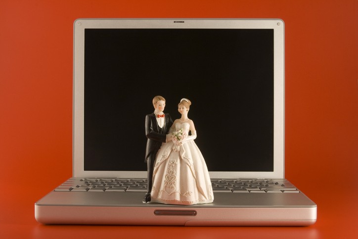 Casamento, casamento virtual, casal,  (Foto: Getty Images)