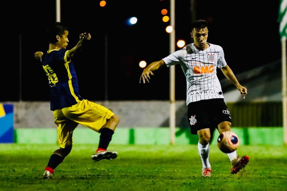 Lance de Corinthians x Retrô pela Copa São Paulo — Foto: Rodrigo Gazzanel/Ag. Corinthians