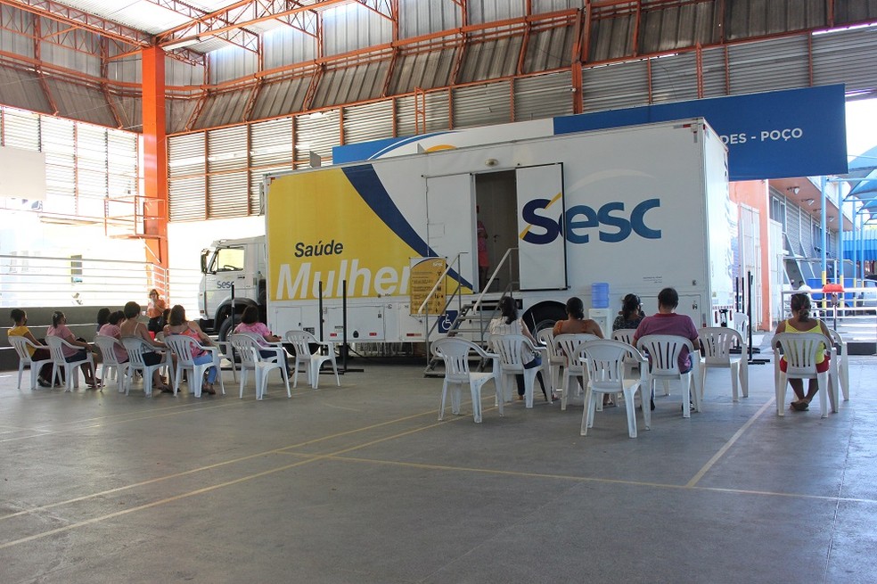 Exames serão realizados na Unidade Móvel Saúde Mulher — Foto: Divulgação