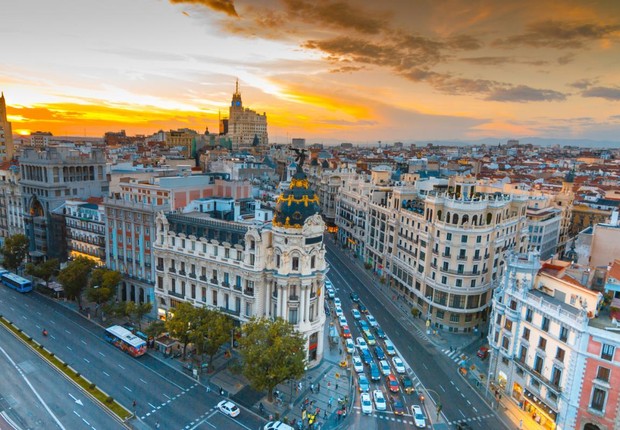 Madri na Espanha (Foto: Shutterstock)