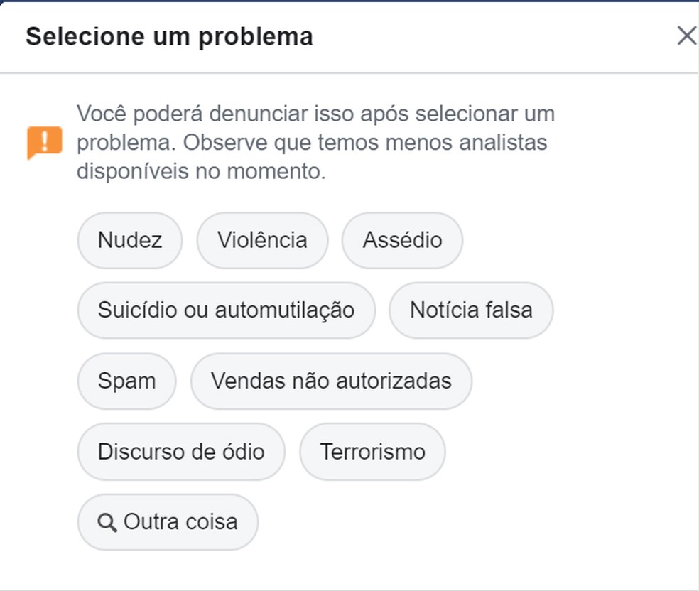 Facebook recebe denúncias por 'notícia falsa'. — Foto: Reprodução