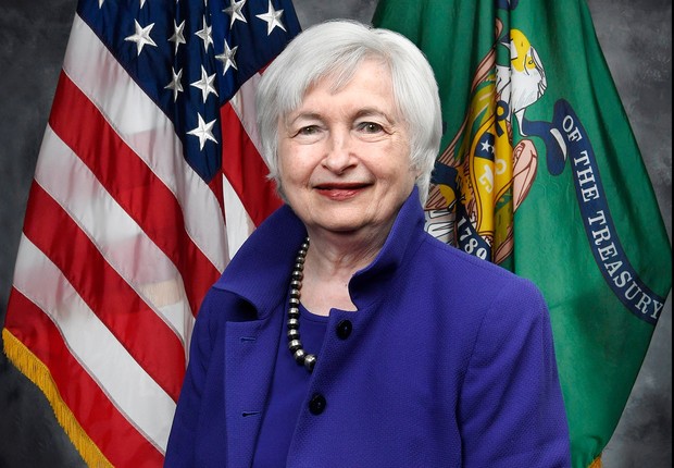 Secretária do Tesouro dos EUA, Janet Yellen (Foto: US Department of the Treasury/Wikimedia Commons)