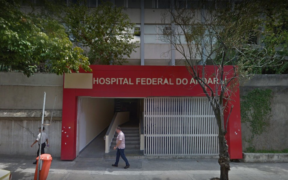 Hospital Federal do Andaraí, na Zona Norte (Foto: Reprodução Google Streetview)