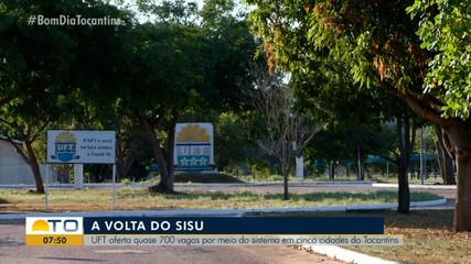 UFT e UFNT voltam a selecionar alunos por meio do SISU; saiba detalhes
