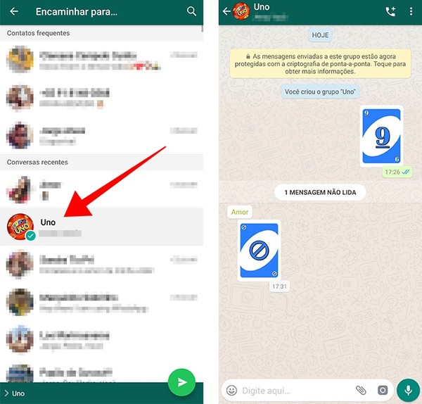 Como jogar Uno pelo WhatsApp | Redes sociais | TechTudo